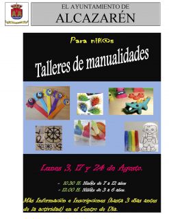 Talleres de manualidades para niños