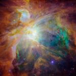 Caos en el corazón de Orión (Cortesía de NASA/JPL-Caltech/T. Megeath (University of Toledo) y M. Robberto (STScI))