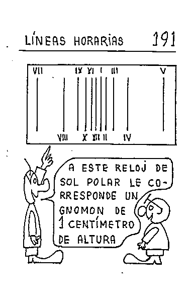 Líneas horarias 09 del reloj polar