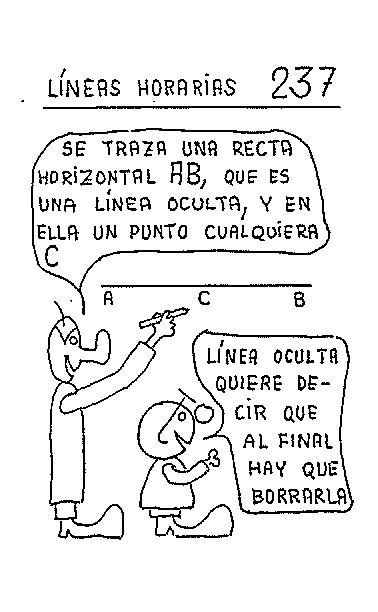Líneas horarias 01 del reloj oriental