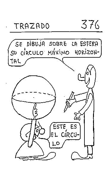 Trazado 01 del reloj esférico